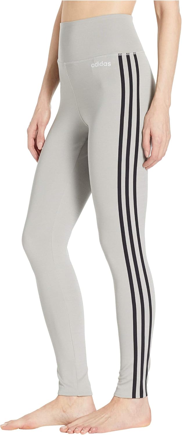 adidas Women's Designed 2 Move 3-Stripes High-Rise Long Tights