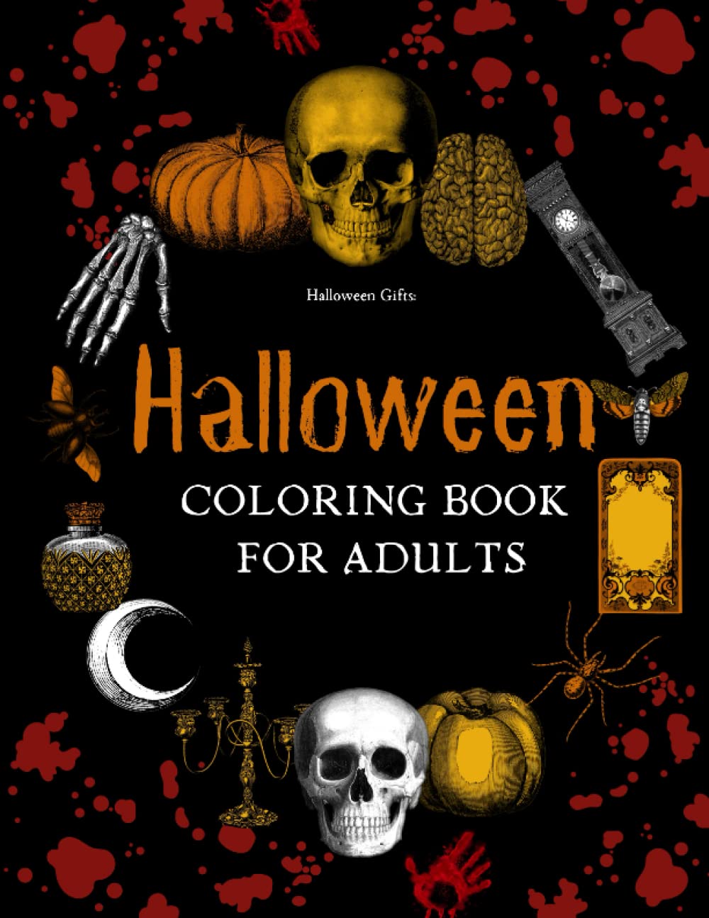 Halloween Gifts: Halloween Coloring Book for Adults: Horror Adult ...