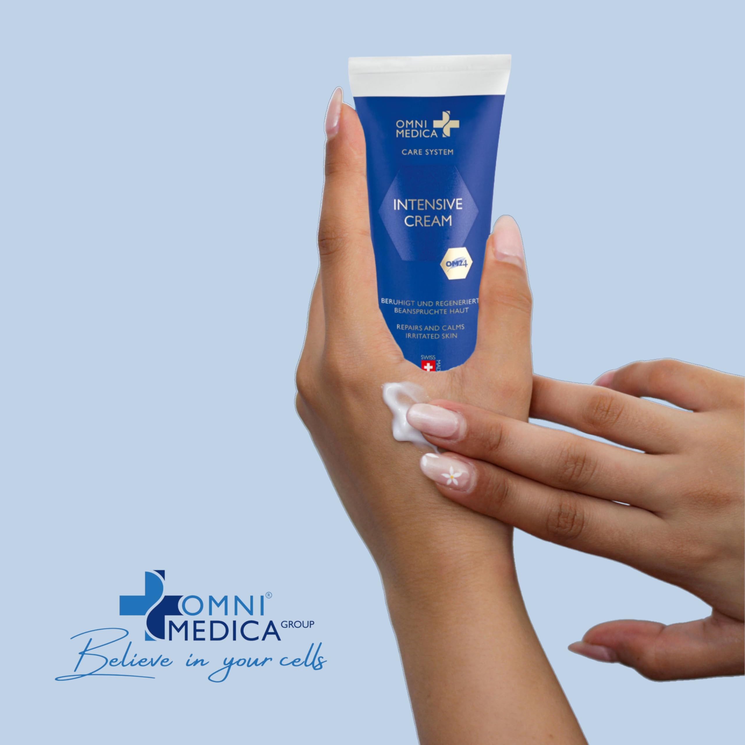 Omnimedica Intensive Cream, 3 in 1, crema per la cura delle macchie pigmentarie e delle rughe, per il corpo e il viso con il super ingrediente OM24-100ml