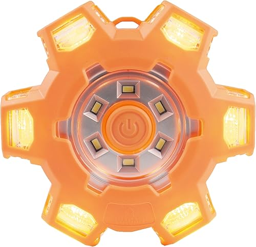 Miniatura 2 de Wagan FRED - Disco de emergencia intermitente para carretera, 6 modos de flash para seguridad en carretera, intermitente de advertencia con imán y