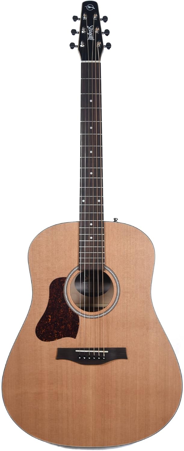 Seagull S6 Original Left-Handed Acoustic Guitar, Rosewood Fingerboard, SEMI-Gloss, Natur
