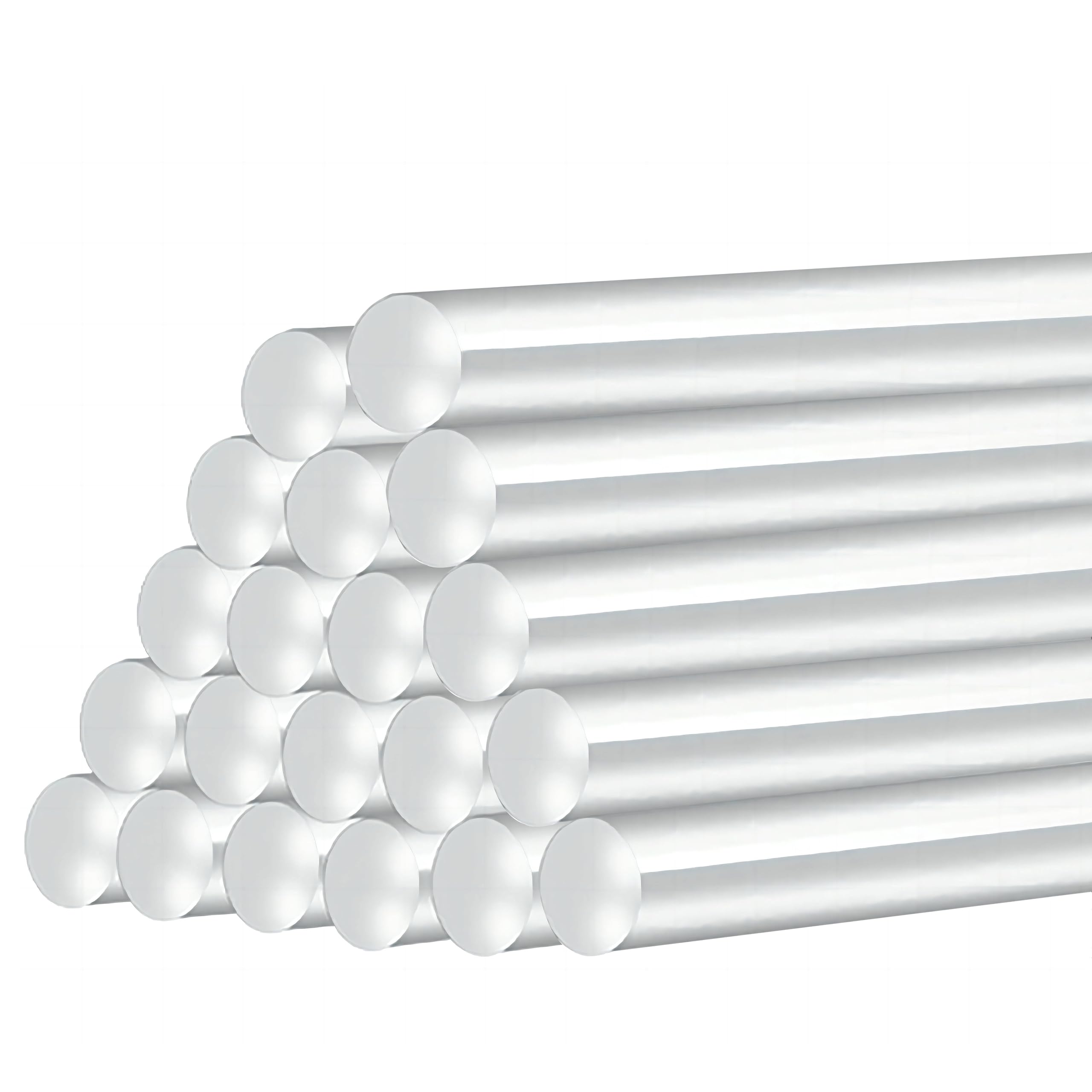 Hot Glue Sticks, Full Size, 8" Long x .43" Diameter, Clear, 20 Sticks, PALOKA