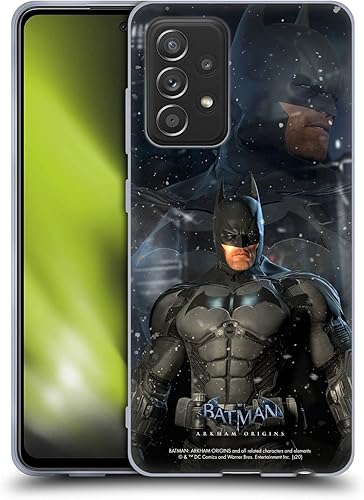 Head Case Designs Funda de gel suave con licencia oficial de Batman Arkham Origins Batman Characters compatible con Galaxy A52 A52s 5G (2021)