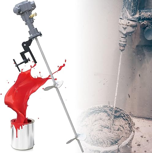 CURIND Potente mezclador neumático de mano agitador de 0945in motor neumático de 50 galones20 L mezclador a prueba de explosiones