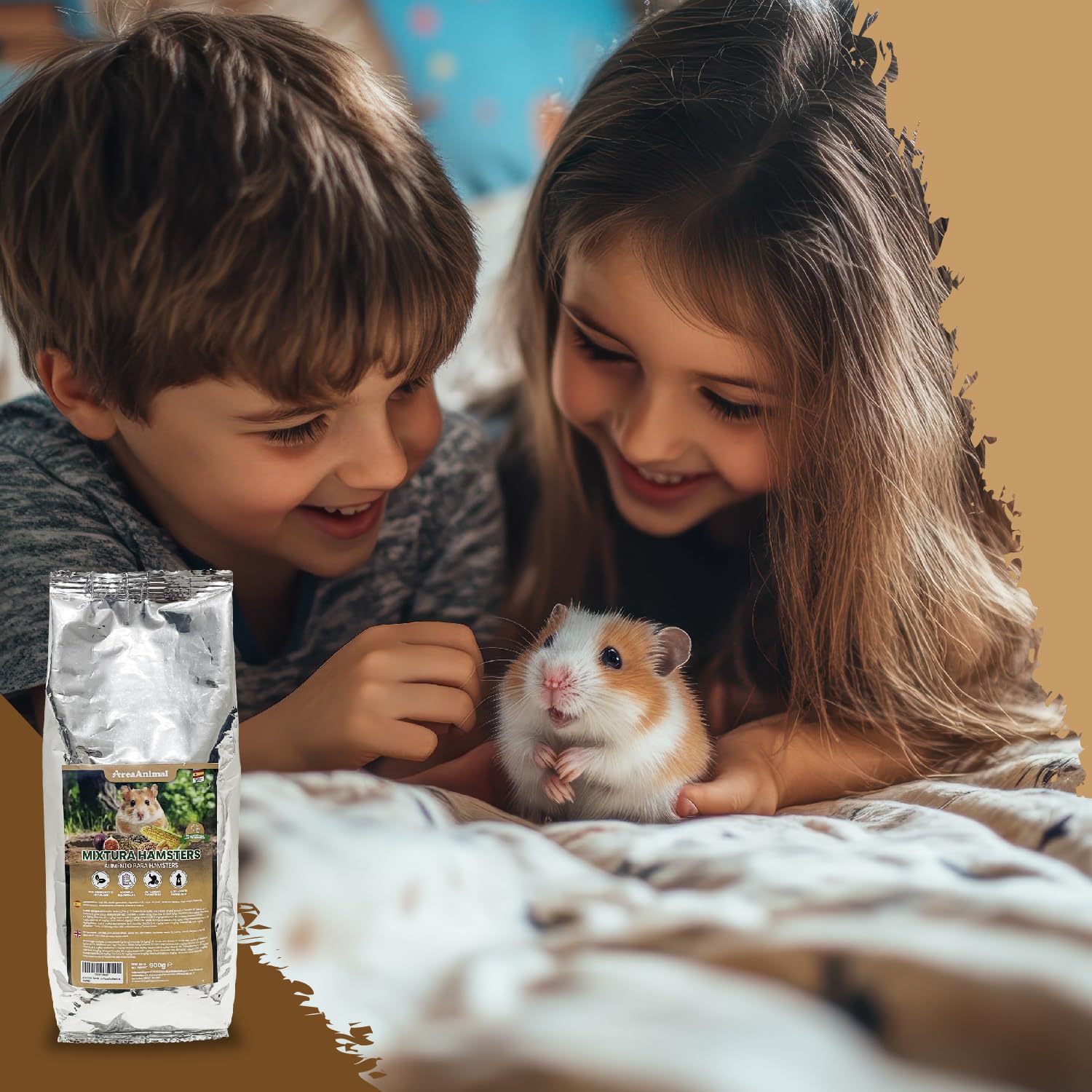 Comida Hamster, Comida Hamster Ruso 900G con Ingredientes Naturales, Alimento para Hamsters y Chinchilla con Equilibrio Nutricional, Ideal para la Salud de los Pequeños Roedores
