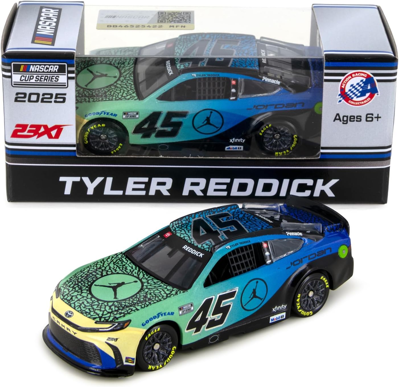 Tyler Reddick 2025 Jordan Brand Jump Man ARC Diecast Car 1:64 Scale