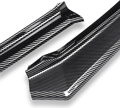 Miniatura 4 de Kit de carrocería divisor de parachoques delantero de 3 piezas estilo R compatible con Honda Civic Sedan 2022, fibra de carbono