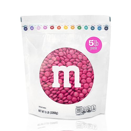 Miniatura 47 de M&M'S Caramelos de chocolate con leche azul, 5 libras de M&M'S en paquete resellable para barras de caramelo, 4 de julio, Día de los Caídos