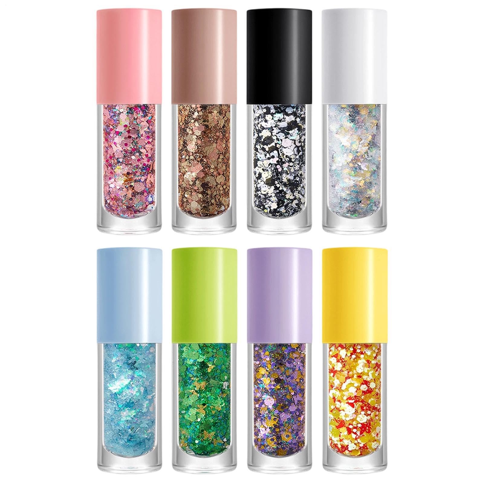Glitter viso scintillante di lunga durata | Glitter per trucco viso e corpo, per donne, uomini, bambini, ragazze, sfilate, concerti, partite di calcio