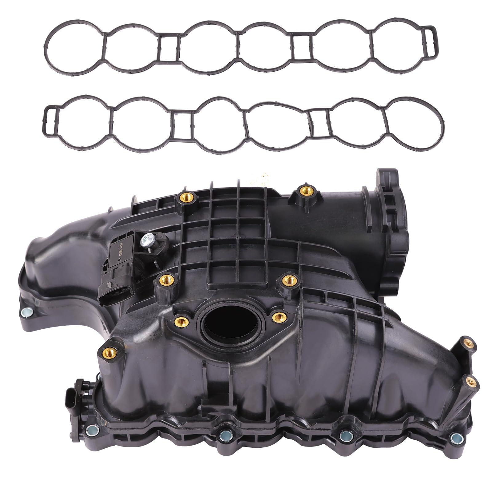 mitzone intake manifold compatible with 2014-2019 jeep grand cherokee 2014-2018 ram 1500 2019 ram 1500 classic 3.0l eco diesel 68492577aa 68211167ac
