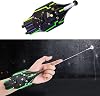 Spider Web Launcher, String Shooter with Suction Cup Magnets,Automatic Take-up,9.8ft Launching Range,USB Rechargeable(Black)