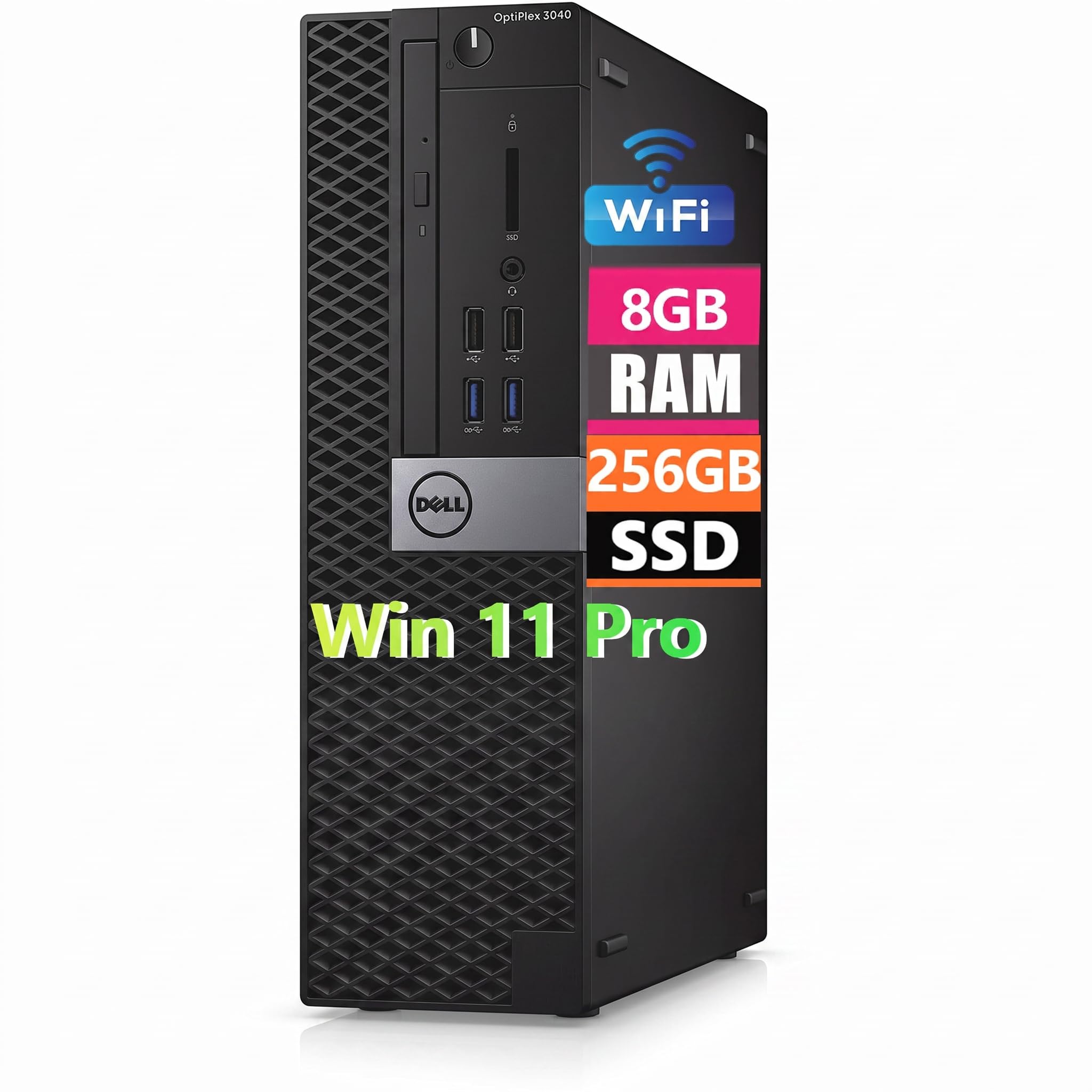 Windowsデスクトップ Dell Optiplex 3040 i5-6500 12GB 240GB Dell Optiplex 3040 SFF Business Desktop PC, Windows 11 Pro 64bit
