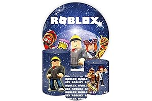 Robloc Boys Backdrop for Roblox Theme Birthday Party Decoration