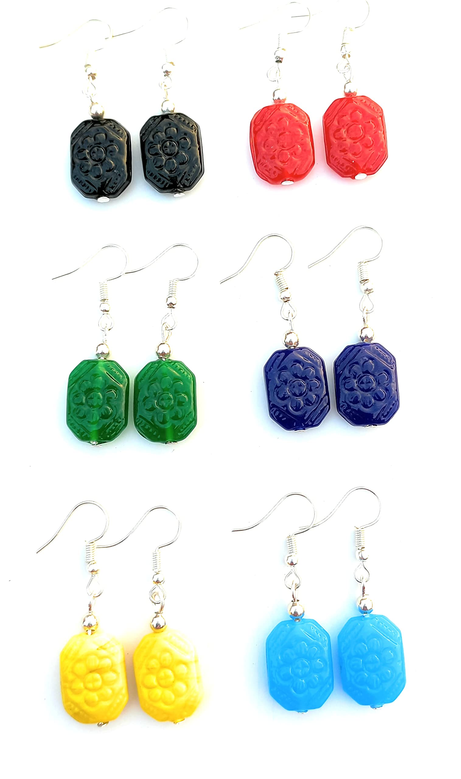 See full amazon price history chart for SHILPMART Combo of 6 Pairs of Handmade Multicolour Glass beads Drop Earring, Dangle Earring for Girls & Women (Square) SHILPMART Combo of 6 Pairs of Handmade Multicolour Glass beads Drop Earring, Dangle Earring for Girls & Women (Square) (B0BRKYBZ2P) Amazon Price History, Amazon Price Tracker