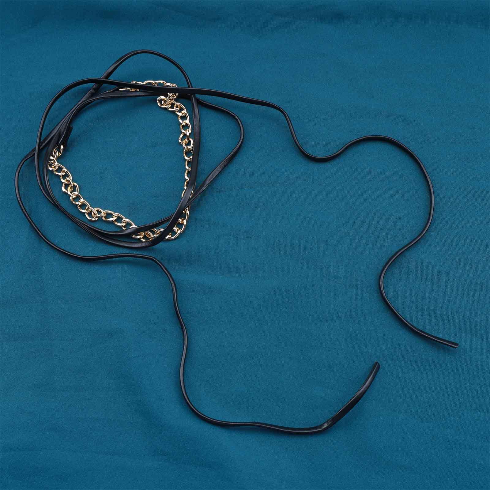 18 in Black Suede Necklace 3 Piece | Green Valley Book Fair