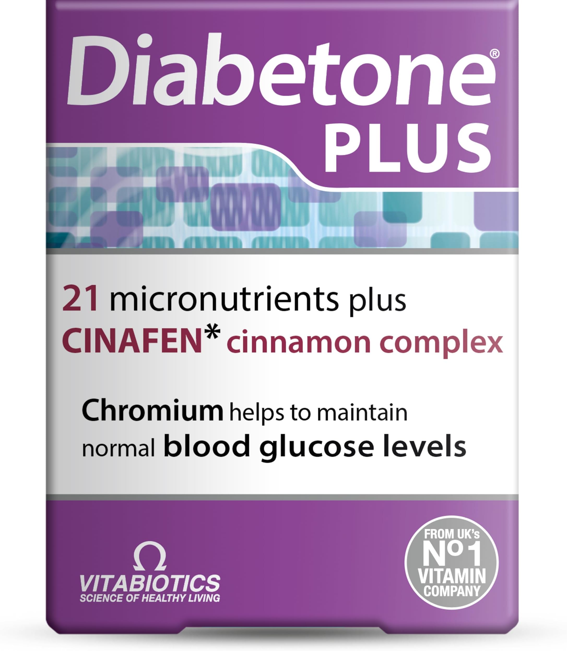 Vitabiotics Diabetone PlUS, 56 Tablets/Capsules