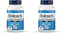 Vista 11 de Rolaids Tabletas masticables antiácidos ultra fuertes, frutas surtidas, 72