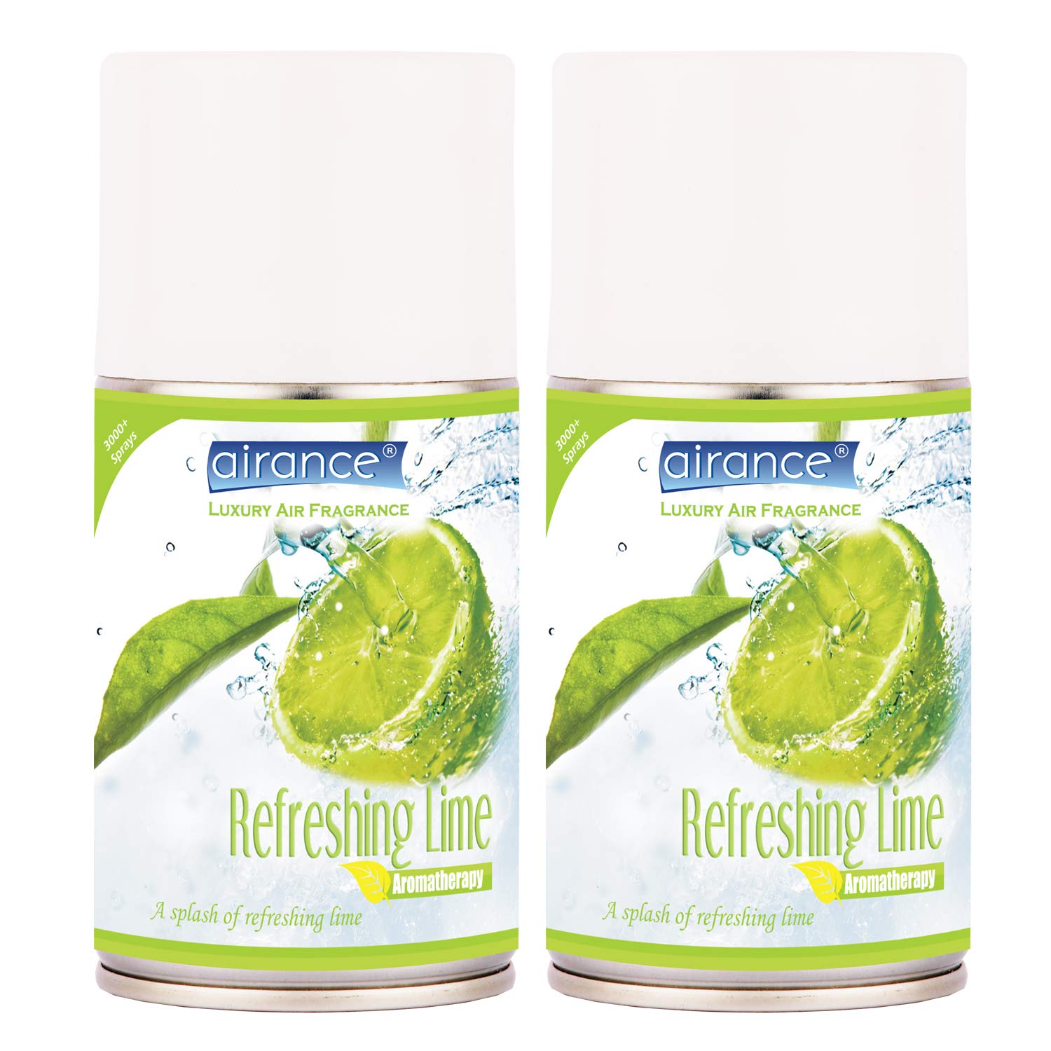 Airance Room Freshner Spray Refill/Air Freshner/Perfume Spray/Fragrance Aroma Room Freshner Refill - Air Freshner Refreshing Lime - 250 ML - Pack of Two Air Room Freshners