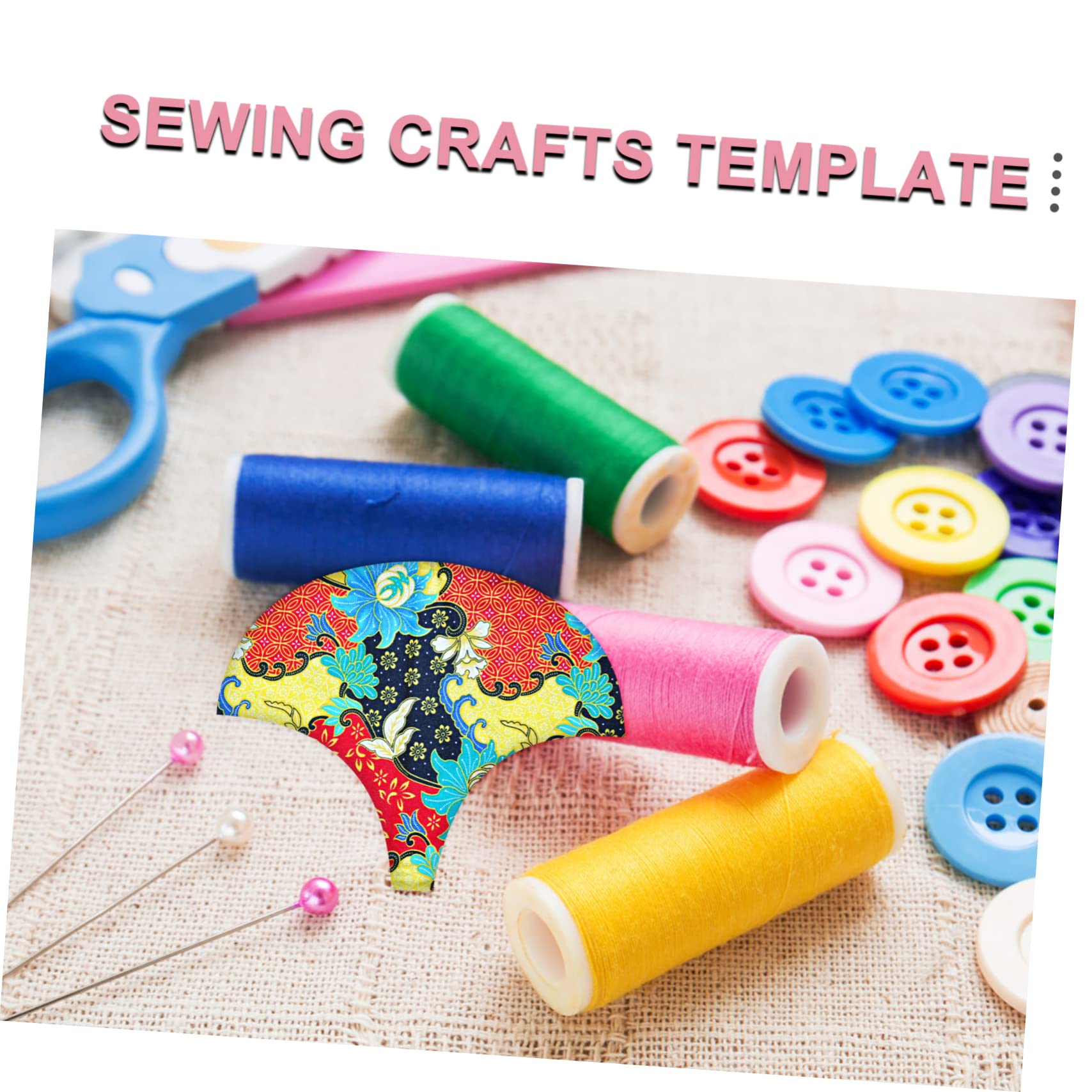EXCEART 1000piezas Plantillas De Acolchado Forma De De Costura Para Manualidades y Patchwork Reutilizables y