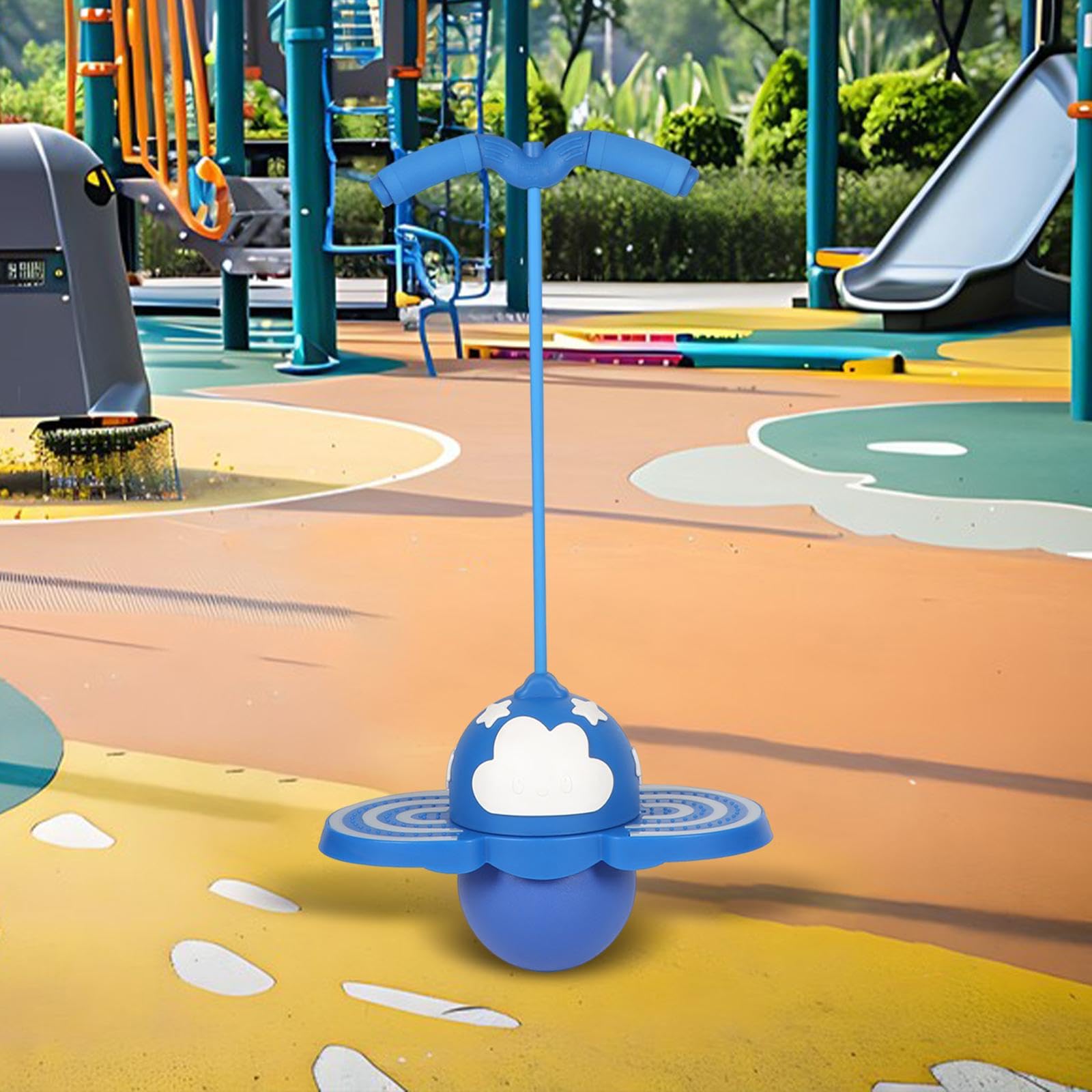 Hüpfball mit Licht für Kinder Und Erwachsene – Niedliches Sprungspielzeug für Kinder Und Erwachsene – Hüpfball Zum Spielen, Geburtstagsgeschenk für zu