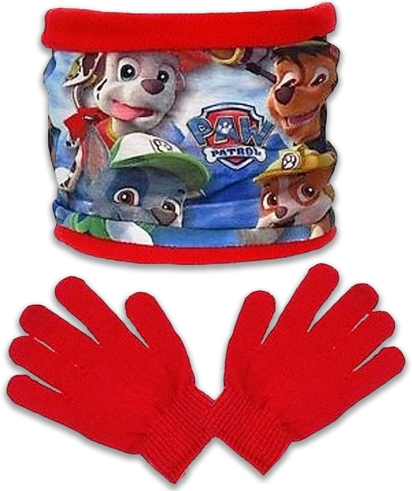 PAW PATROL Dogs Snood and Glove Set Dogs
