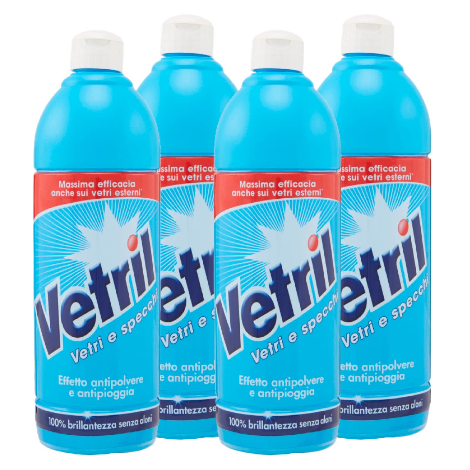 Vetril Squeeze Detergente Vetri e Specchi Multisuperficie 650 ml x 4 Pezzi