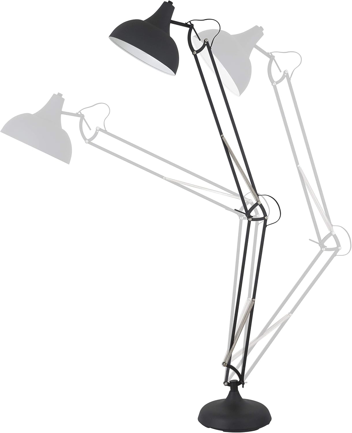 Best Cyber Monday 🔥 M MAJOR - Q 70H Metal Task Reading Floor Lamp in Matt Black Finish, Model Number: JM900100F