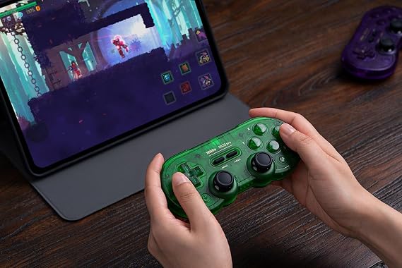 8Bitdo Sn30 Pro Bluetooth Kablosuz Hall Effect Oyun Kolu Jade Yeşil- Nintendo Switch/Switch 2, PC, macOS, Android, Steam Deck & Raspberry Pi