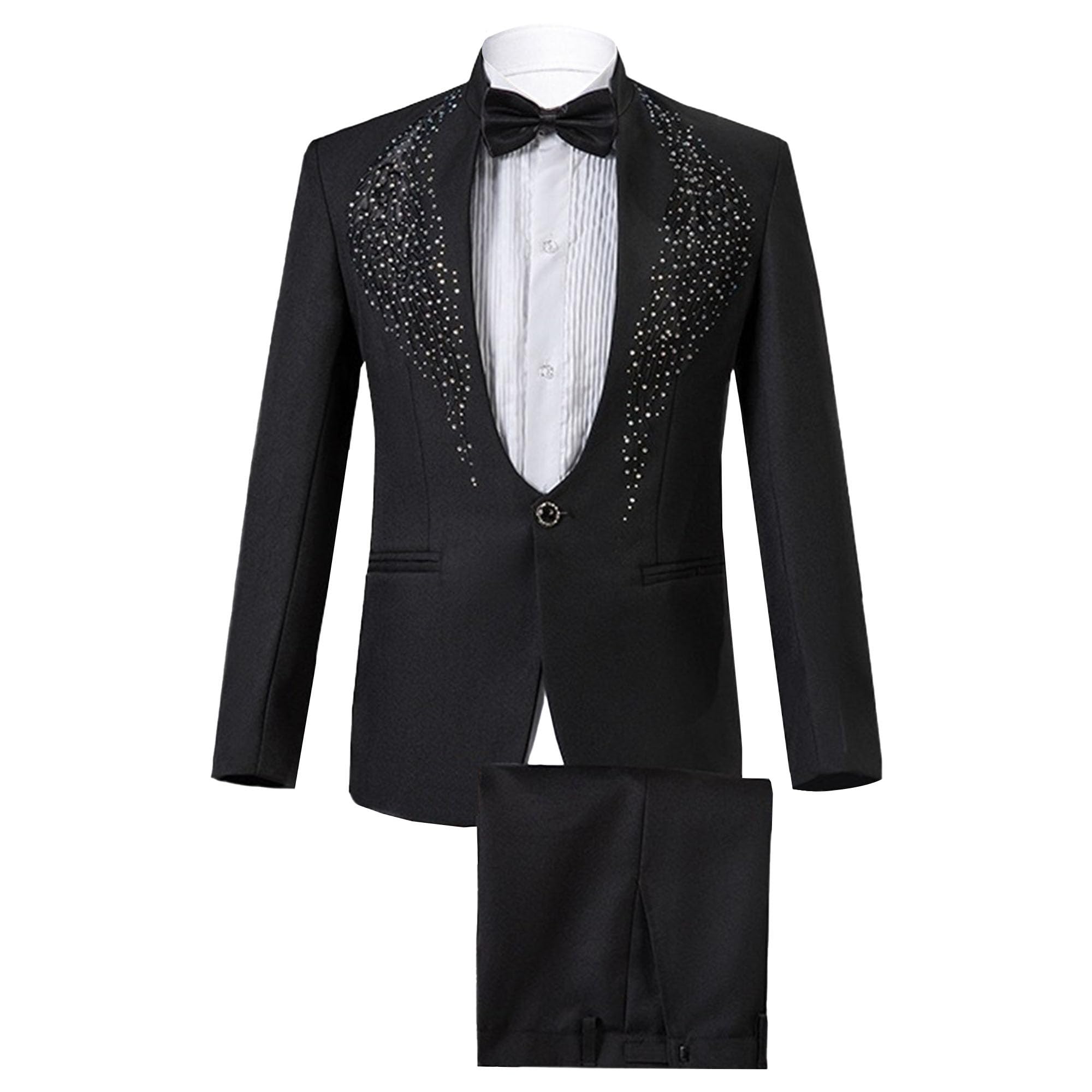 Costume homme coupe ajustée pour silhouette élancée en S - 8