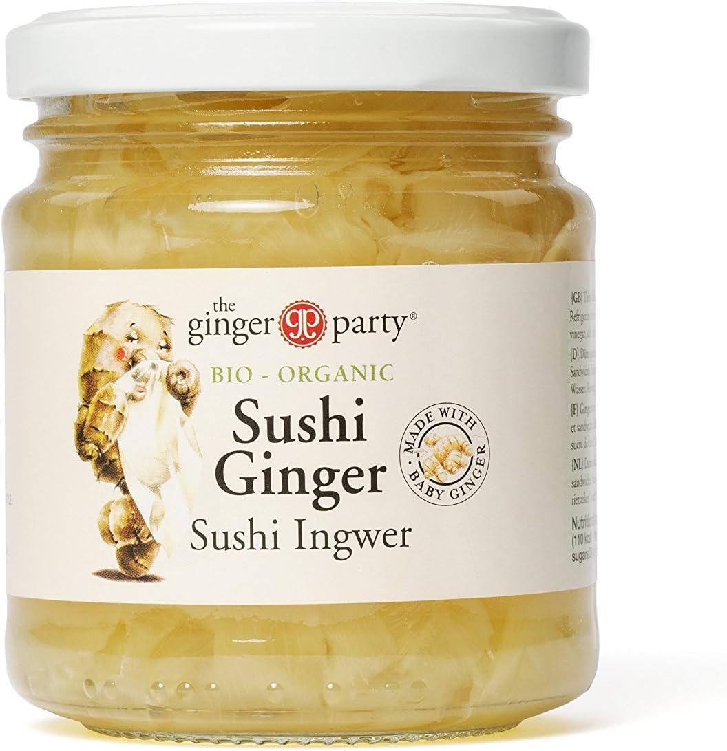 The Ginger People Organic Pickled Sushi Ginger 190g