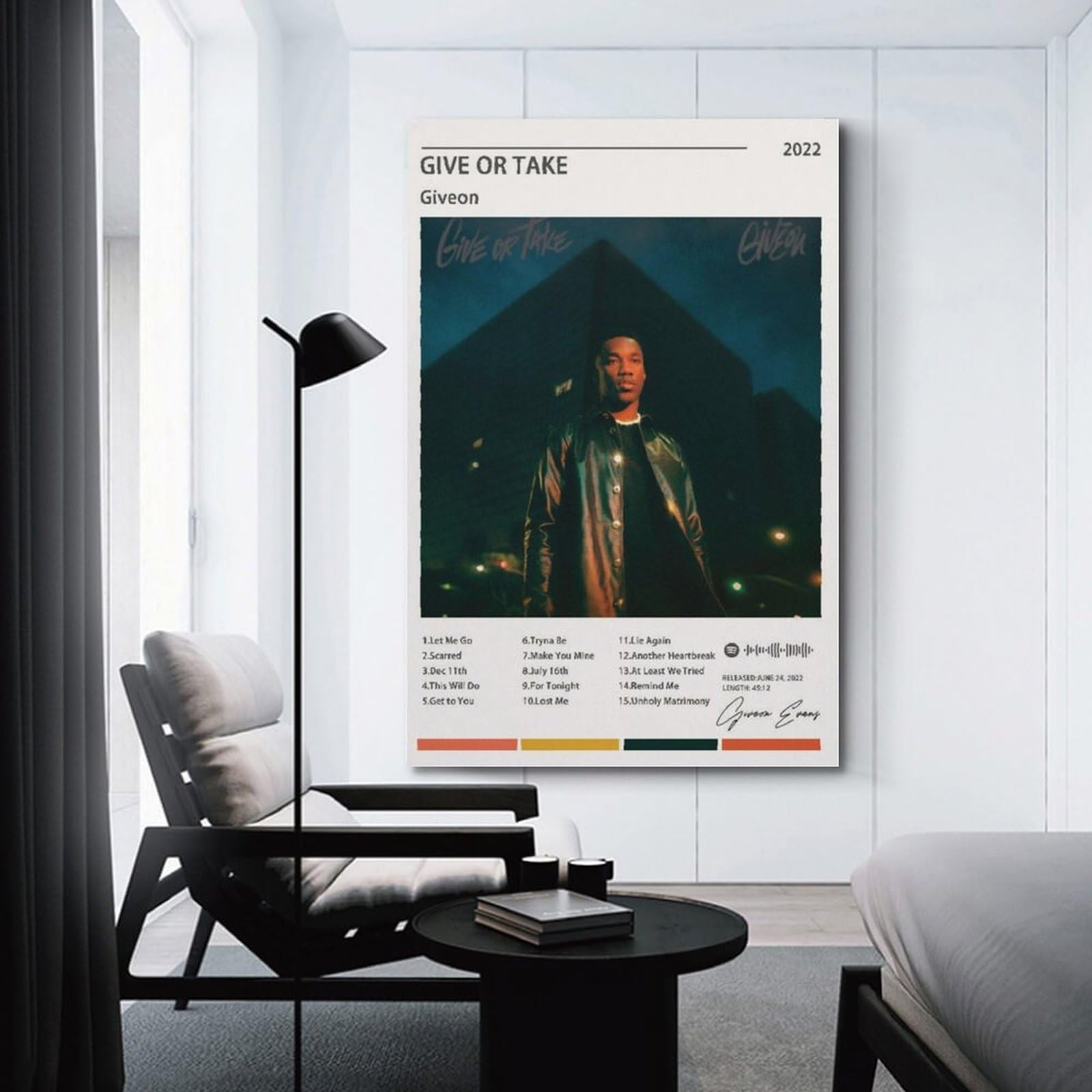 ZXXSCPCB Musikalbum Cover Leinwand Poster - 20x30 Cm Wanddekoration