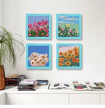 手書き油絵 チューリップ 額付 絵画 インテリア 油彩画 手書き油絵 チューリップ 赤 インテリア 置物 絵画 油彩画