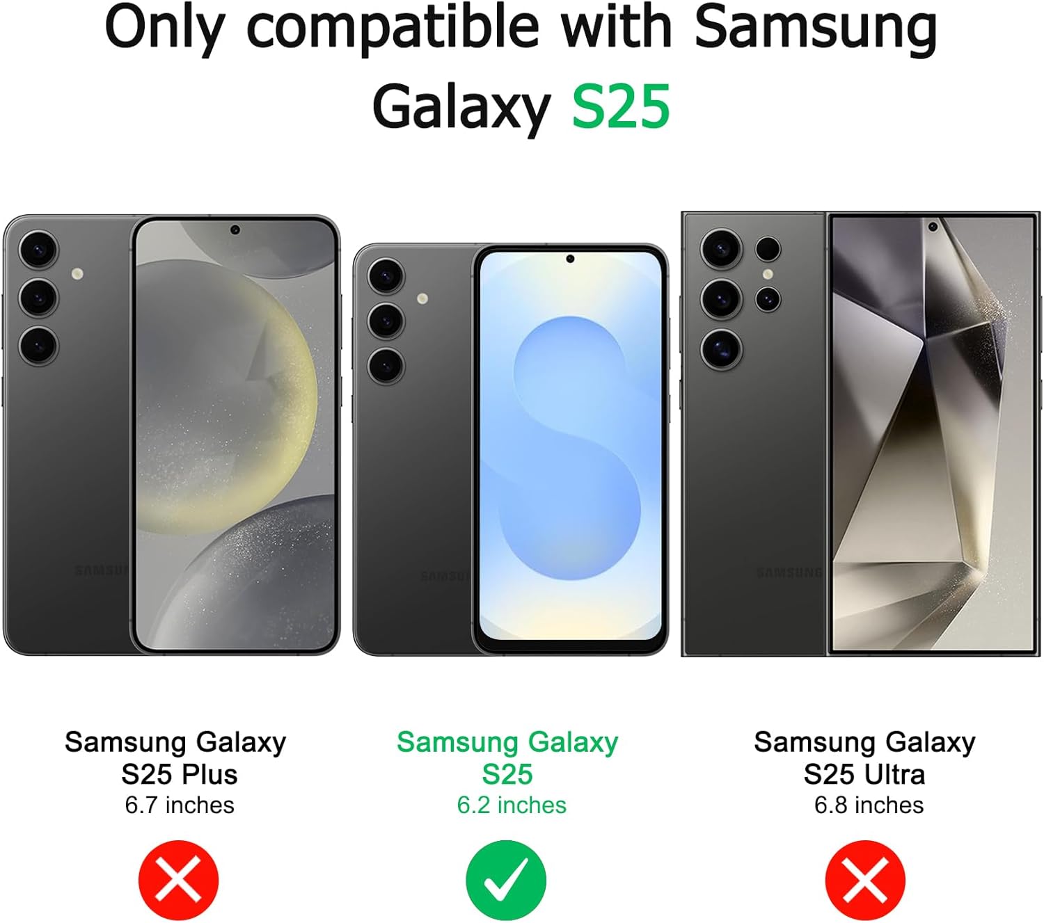 Vanjua for Samsung Galaxy S25 Case, Soft Silicone Full Camera Protecion Shockproof Phone Case Cover for Samsung Galaxy S25 Case (Mint Green) - Image 2