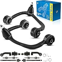 Vista 31 de PHILTOP Kit de suspensión ajustable de elevación de 1-6 pulgadas, 4 piezas de brazos de control superiores e inferiores delanteros compatibles