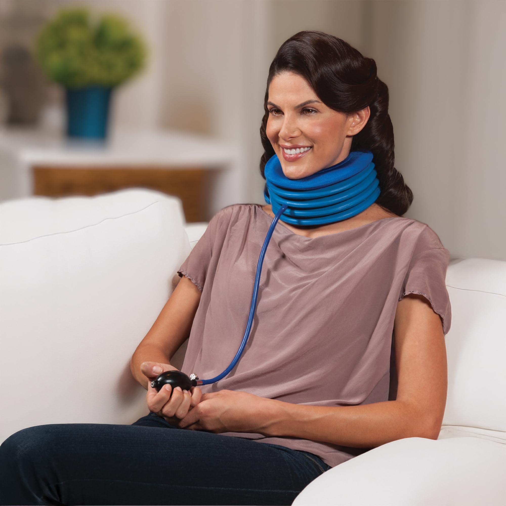 Dr. Bob's Portable Neck Traction - Medium Cervical Distraction Device Neck Pain Relief, Headache Relief Medical Grade Materials The Doctors Choice for over 20 years