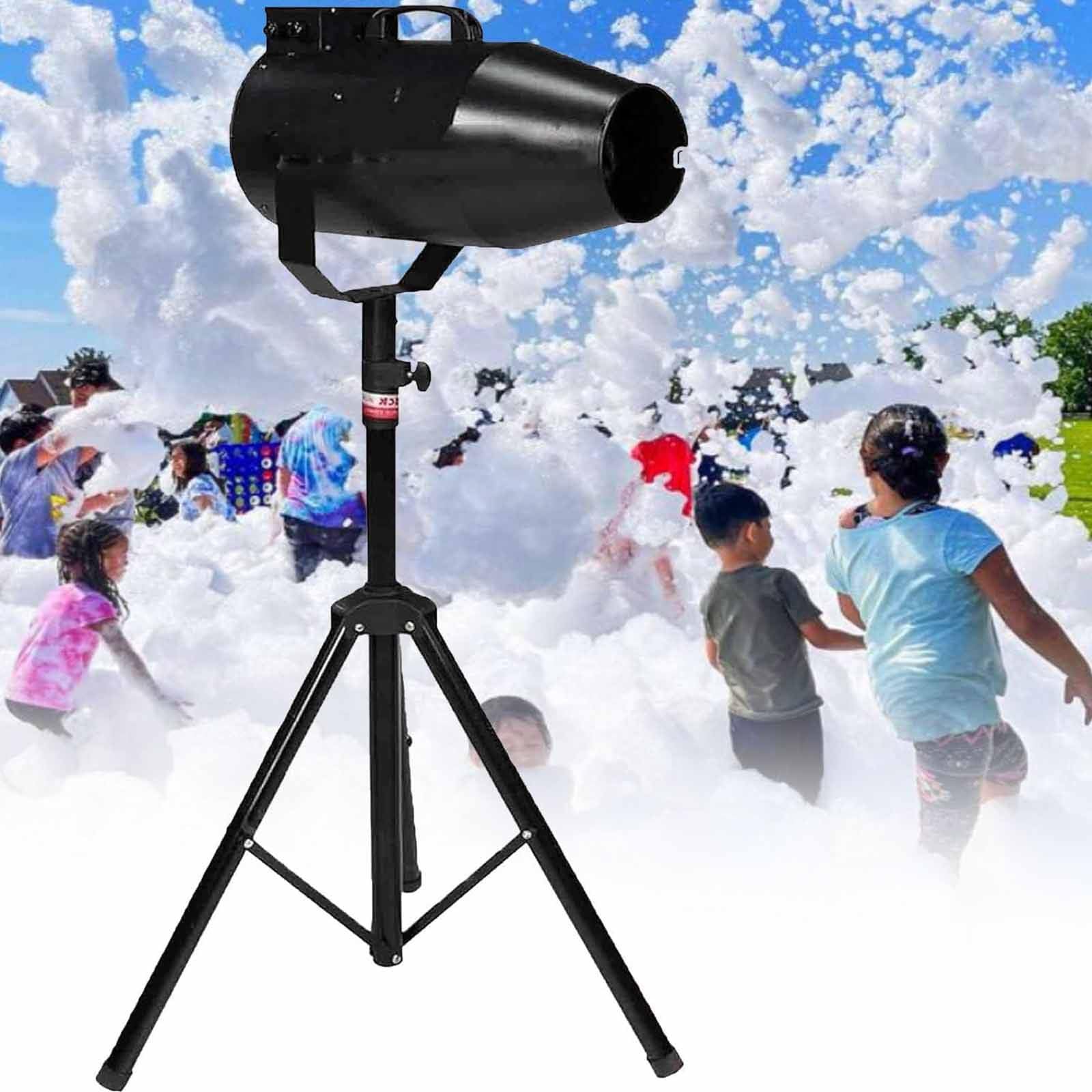 Machine à Mousse De Grande Taille 1000 W, Machine à Mousse Pour Soirée,Jet De Mousse Pour Effets De Scène, Distance De 6 à 10 M/Zone De 80 ㎡ Pour Fêtes En Extérieur
