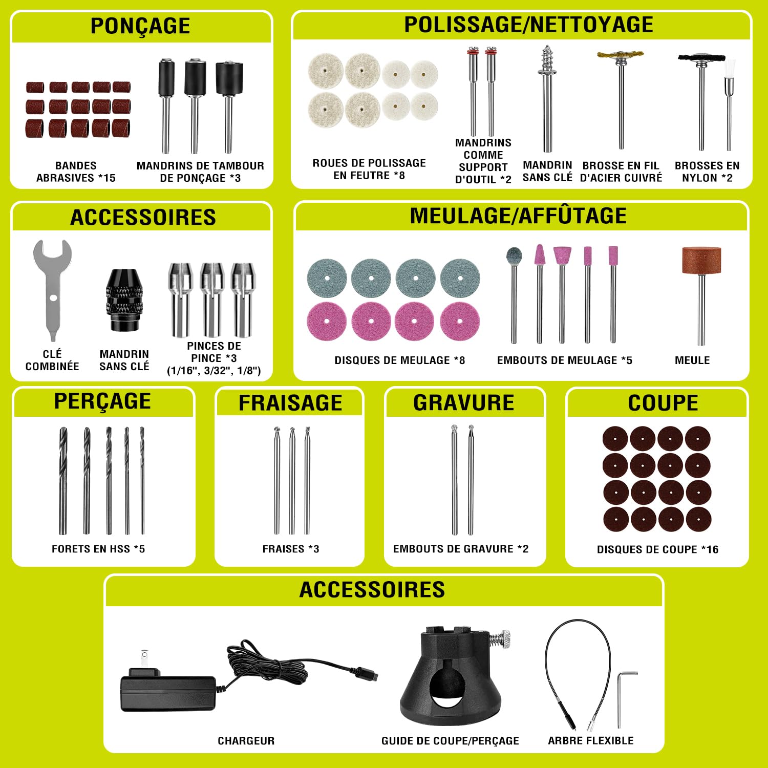 SnapFresh Outil Rotatif Multifonction Sans Fil 12V – 5000–28000 RPM pour Graver, Polir, Poncer, Percer et Bricolage, Arbre Flexible Inclus, 77 Accessoires & Chargeur Rapide 1 h