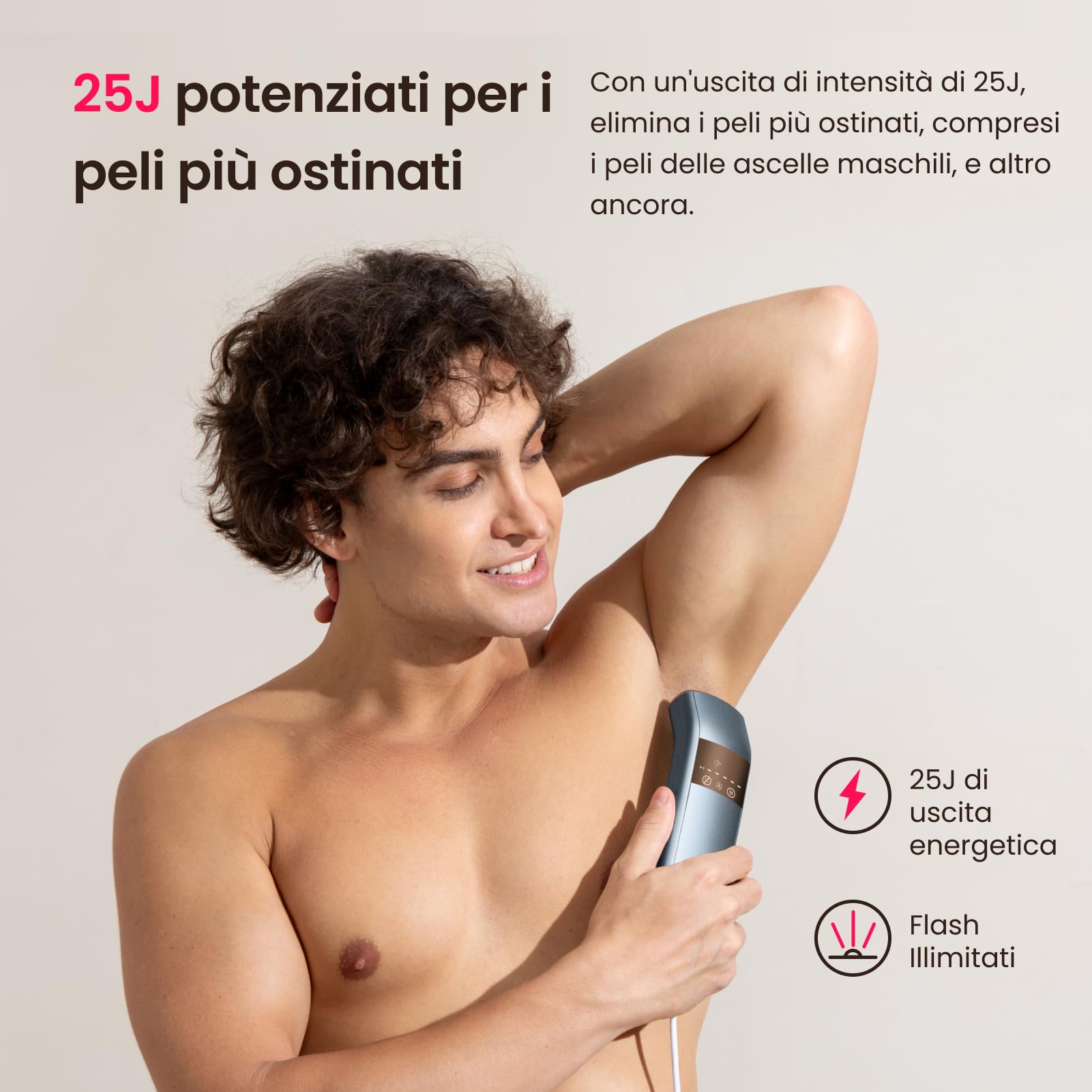 Triplo Impulso Luce Pulsata, 12 cm² Sapphire Laser Peli Donna, 3℃ & 4 Tecnologia Di Raffreddamento Per Una Depilazione Indolore, Epilatore Laser Peli Epilazione a Casa per Viso, Bikini,Gambe