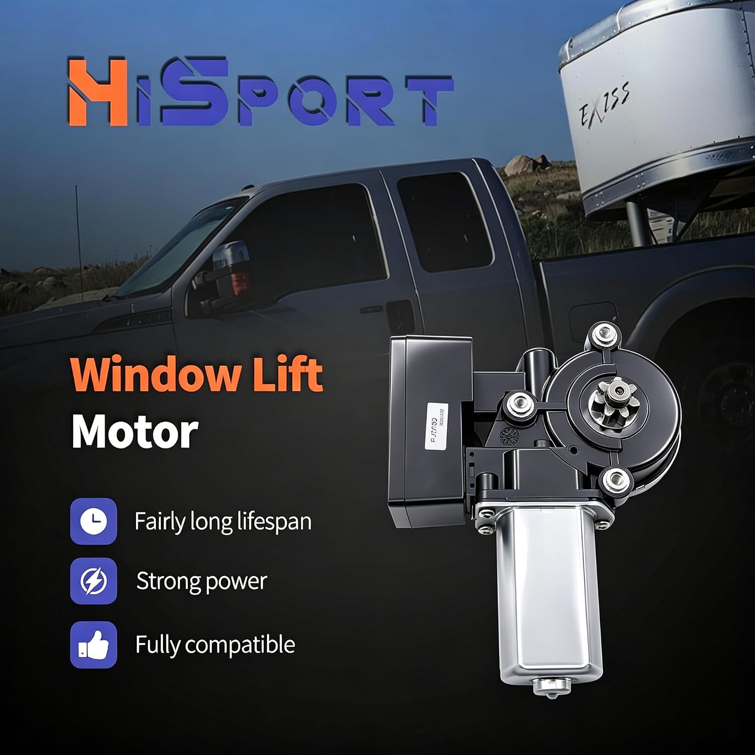HiSport Front Right Passenger Side Power Window Lift Motor 8571032180 8571033140 Compatible with Lexus ES300 2002-2003, ES330 2004-2006, LS430 2001-2006