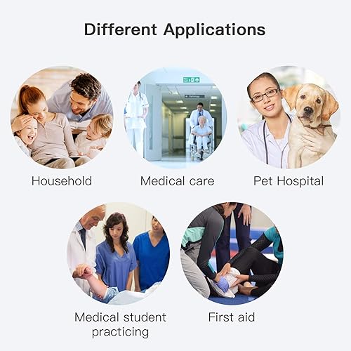 Miniatura 7 de Controlador de agujas de 6.3 pulgadas con inserciones dentadas cruzadas de carburo de tungsteno, tijeras quirúrgicas dentales, kit de práctica de