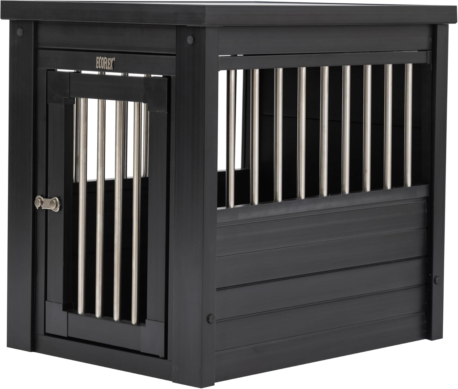 New Age Pet ecoFlex Pet Crate/End Table, Espresso, Small