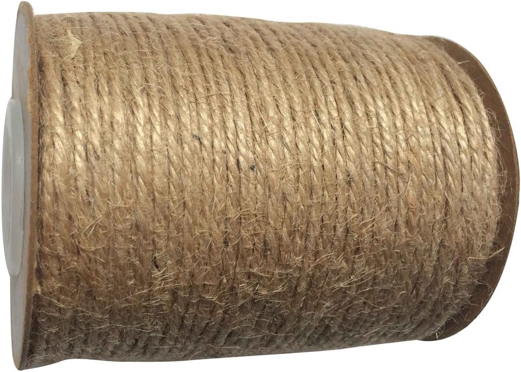 Vaessen Creative Jute Twine, Kraft Brown, 100 m x 2 mm, for Gift Wrapping Decorating, Floral Arrangements and Papercrafts