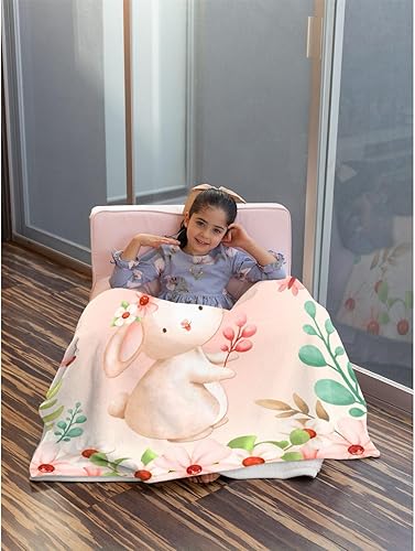 Miniatura 172 de Manta personalizada con diseño de jirafa y elefante, manta de franela suave, acogedora y ligera con nombre para sofá, cama, sofá, regalo, unisex