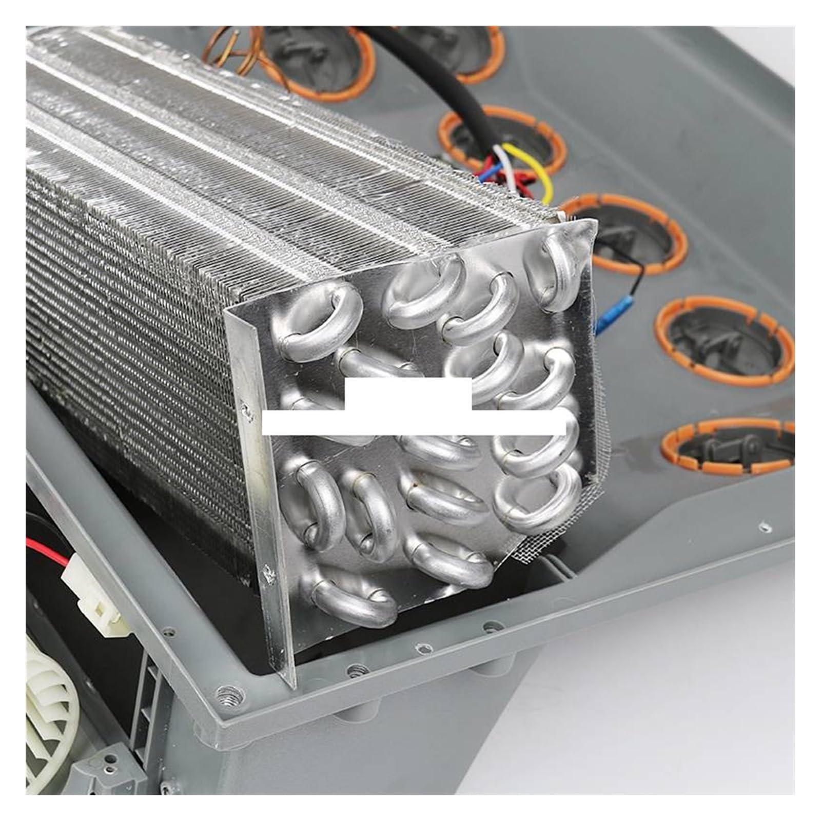 Klimaanlagen für Wohnmobile, Universelle, wandmontierte AC-Klimaanlage, Verdampferbaugruppe, 12 V/24 V-Einheit for Bus, Schwerlast-LKW, Van, Bagger, Traktor(12 Volt)