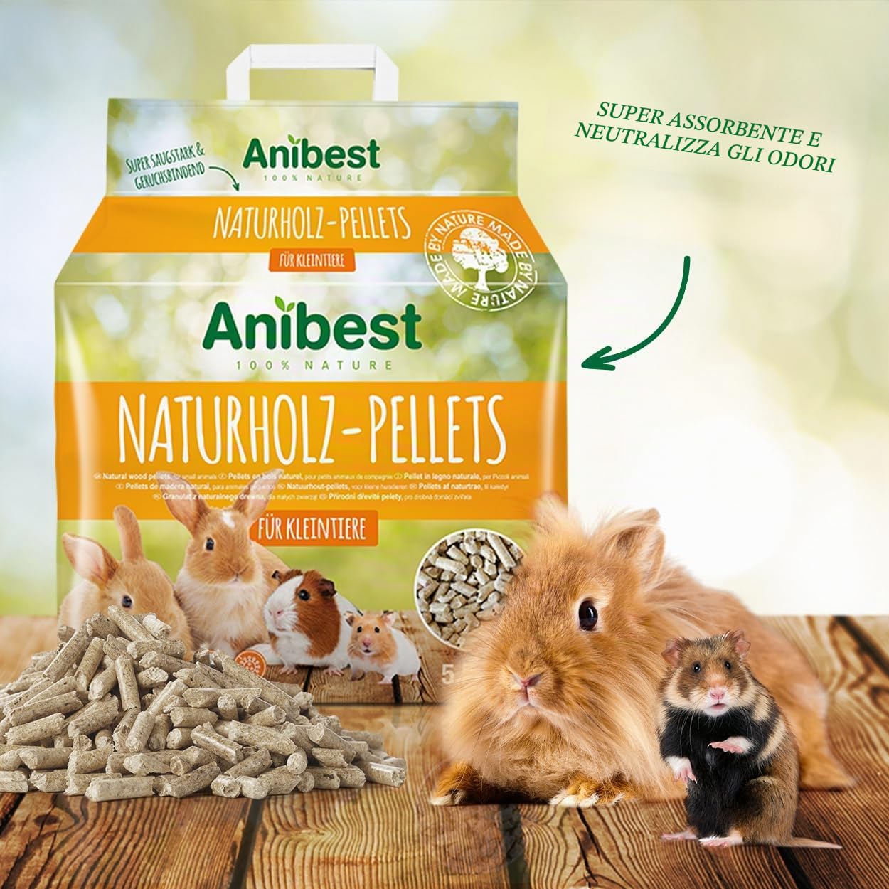 Anibest Pellet per Piccoli Animali - 5,5 kg