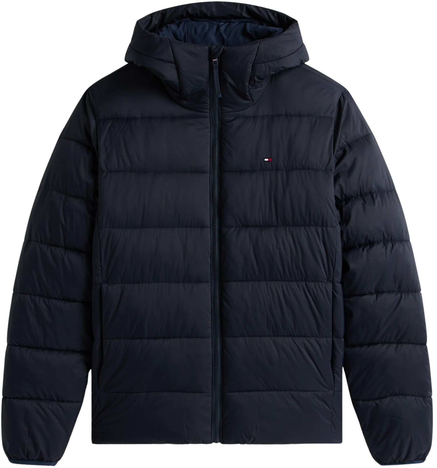 Tommy Hilfiger Uomo Giacca Trapuntata Mid Weight con Cappuccio