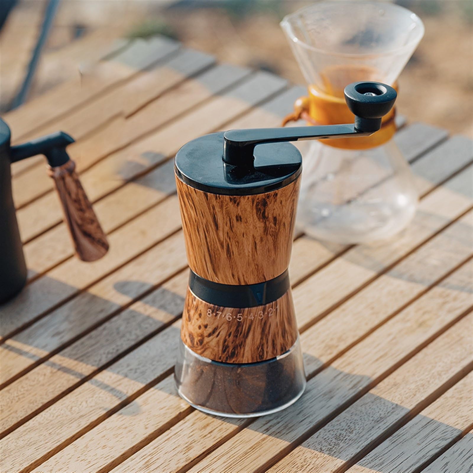 kaffeemhle Outdoor-Kaffeemhle, manuelle Mhle, Camping-Kaffeemhle,  tragbare Mhle, Edelstahl, waschbar : Amazon.de: Kche, Haushalt & Wohnen