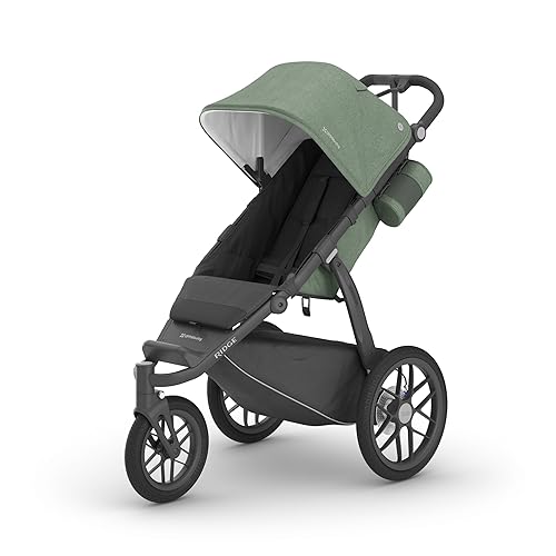 UPPAbaby Ridge - Cochecito de jogging de rendimiento duradero con neumáticos que nunca se pinchan, construido para caminar, correr, senderismo,