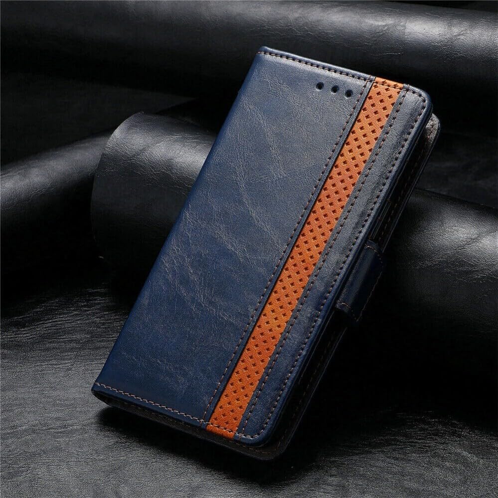 Protection Google Pixel 8 cuir marron étui portefeuille magnétique - 7