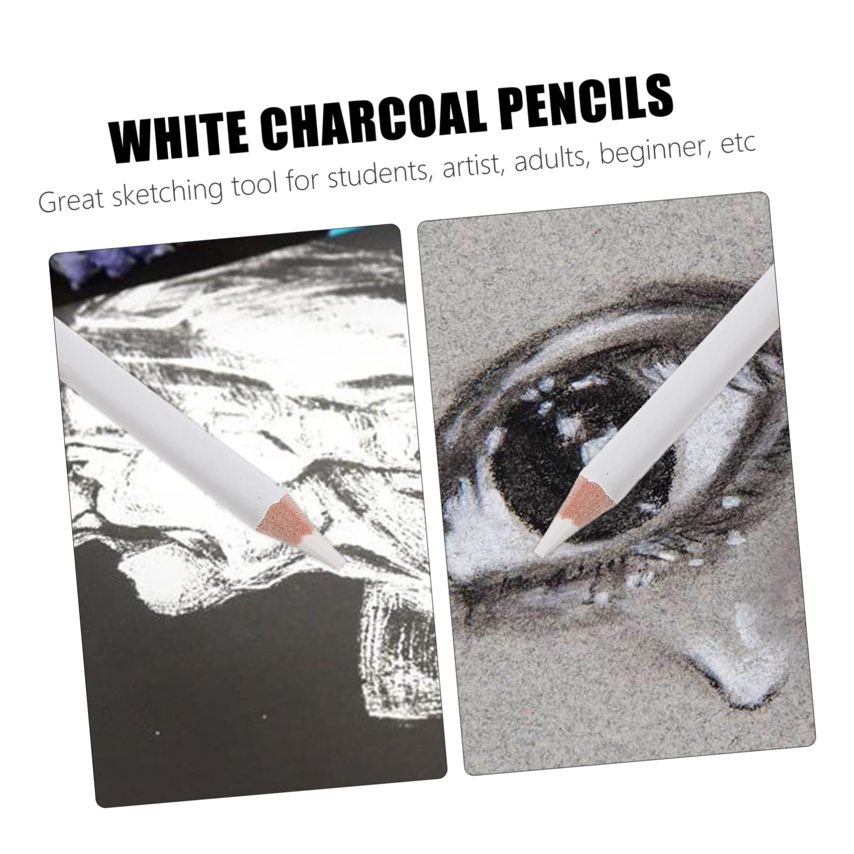 3 Juegos Lápiz De Carbón Lápiz De Color Lápiz De Dibujo De Arte Lápices De Carbón Para Dibujar Pintura Carboncillo Dibujar Herramientas De Pintura Madera 3 Piezas * 3
